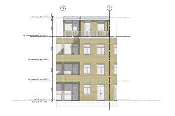 Tekening dakopbouw Den Helderstraat Den Haag - Grip op Vergunningen