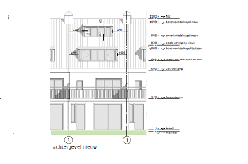 Tekening dakkapel Speenkruidstraat Den Haag - Grip op Vergunningen